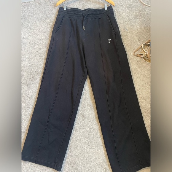 Daily Paper Eneva Trackpants Black Sweatpants, Size XXL High Waisted. - Picture 7 of 11